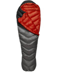 Rab Neutrino Pro 500 Sleeping Bag (-6°C)- Regular- Left Zip (Granite) open