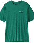 Patagonia Men's Capilene Cool Daily Shirt - '73 Skyline (Gem Green/Light Gem Green X-Dye)