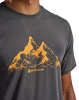 Montane Men's Dual Mountain T-Shirt (Midnight Grey) Close