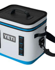 Yeti Hopper Flip 12 Soft Cooler (Fog Grey/Blue) angle