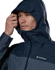 Montane Men's Norste Waterproof Jacket (Dark Sky) Hood