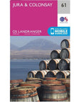 Ordnance Survey Landranger 61 Jura & Colonsay Front