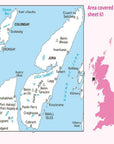Ordnance Survey Landranger 61 Jura & Colonsay Close