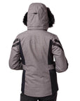 Rossignol Women's Ski Jacket - 10UK (Heather) hood up back