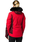 Rossignol Women's Aile Ski Snowsports Jacket - 10UK (Carmin Red) back down