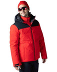Rossignol Men's Siz Ski Jacket (Sports Red) smile
