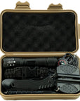 Highlander 10 in 1 Survival Kit with Waterproof Case open