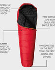 Snugpak Basecamp Sleeping Bag WGTE - Left Zip (Olive) Info