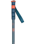 Rossignol Stove Ski Poles (Teal/Brick) handle