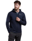 Montane Men's Fury XT Hooded Fleece Jacket - XL (Eclipse Blue) model front