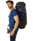 Lowe Alpine Sirac 65L Trekking Pack - L/XL (Ebony) man side