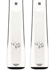 Rossignol Women's Nova 6 Skis & Xpress 11 GW B83 Bingings (White/Sparkle) Bottom