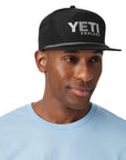 Yeti Coolers Mid Pro Flat Brim Rope Hat (Black)