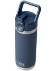 Yeti Rambler 18 oz (532 ml) Bottle With Chug Cap (Navy) angle