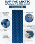Highlander Nap-Pak Arctic R11 Inflatable Sleeping Mat (Deep Blue) more info