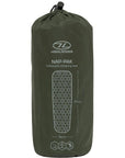 Highlander Nap-Pak Inflatable Sleeping Mat (Olive Green) bag