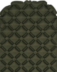 Highlander Nap-Pak Inflatable Sleeping Mat (Olive Green) top