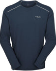 Rab Men's Force LS Tee (Tempest Blue)