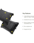 Nemo Equipment Fillo Backpacking & Camping Pillow (Black Pearl/Birch Bud) features