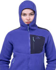 Mountain Equipment Women's Highpile Hooded Jacket (Clematis/Cosmos) hooded
