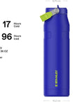 Stanley IceFlow Flip Straw 2.0 Bottle 1.06L (Cobalt Chartreuse) weight