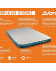 Vango Shangri-La Lux 12cm Double Self Inflating Mattress Features