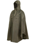 Trekmates Rove Waterproof Poncho (Moss) Side