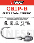 VMC Grip-R Finesse Jig Head Info