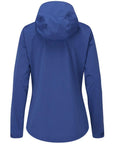 Rab Women's Kinetic 2.0 Waterproof Jacket (Nightfall Blue) Back