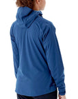 Rab Women's Kinetic 2.0 Waterproof Jacket (Nightfall Blue) Side