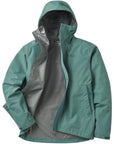 Rab Men's Downpour Waterproof Jacket (Saga) open