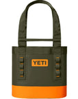 Yeti Camino 20L Carryall Tote Bag (Olive/King Crab Orange)