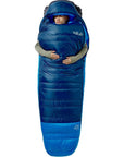 Rab Ascent Down Sleeping Bag (-24°C) Long - Left Zip (Tempest Blue/Maya Blue)