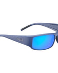 Bollé King Sunglasses - Large (Dark Blue Matte/Brown Blue) Side