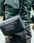 Yeti Sidekick Dry 3L Waterproof Gear Case (Olive/King Crab Orange) wet
