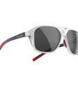 Bollé Arcadia Sunglasses - Large (White Blue Red Matte/TNS Gun) Close