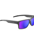 Bollé Temper Sunglasses (Titanium Matte/Volt+Ultraviolet Polarised) SIde
