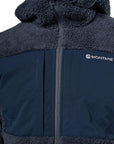 Montane Men's Caldus XT 2.0 Hooded Fleece Jacket (Dark Sky) Close
