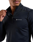Montane Men's Dart XT Thermal Zip Neck Long Sleeved Top (Black) Top