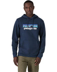 Patagonia Men's P-6 Logo Uprisal Hoody (New Navy) front
