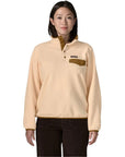 Patagonia Women's Lightweight Synchilla Snap-T Fleece Pullover (Natural) front