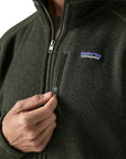 Patagonia Men's Better Sweater Fleece Jacket (Old Growth Green) zipper