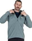 Mountain Equipment Men's Micro Zip T Fleece (Goblin Blue) rolled