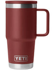Yeti Rambler 20 oz (591 ml) Travel Mug With Leakproof Stronghold Lid (Stag Red)