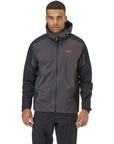 Rab Men's Kinetic Alpine 2.0 Waterproof Jacket (Anthracite) front