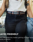 Arcade Belts Blackwood (Black Sand) Travbel