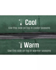 Outwell Contour Lux XL Sleeping Bag - Left Zip (Green)