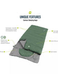 Outwell Contour Lux Sleeping Bag - Right Zip (Deep Blue)