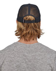 Patagonia P-6 Logo Trucker Hat (Navy Blue)