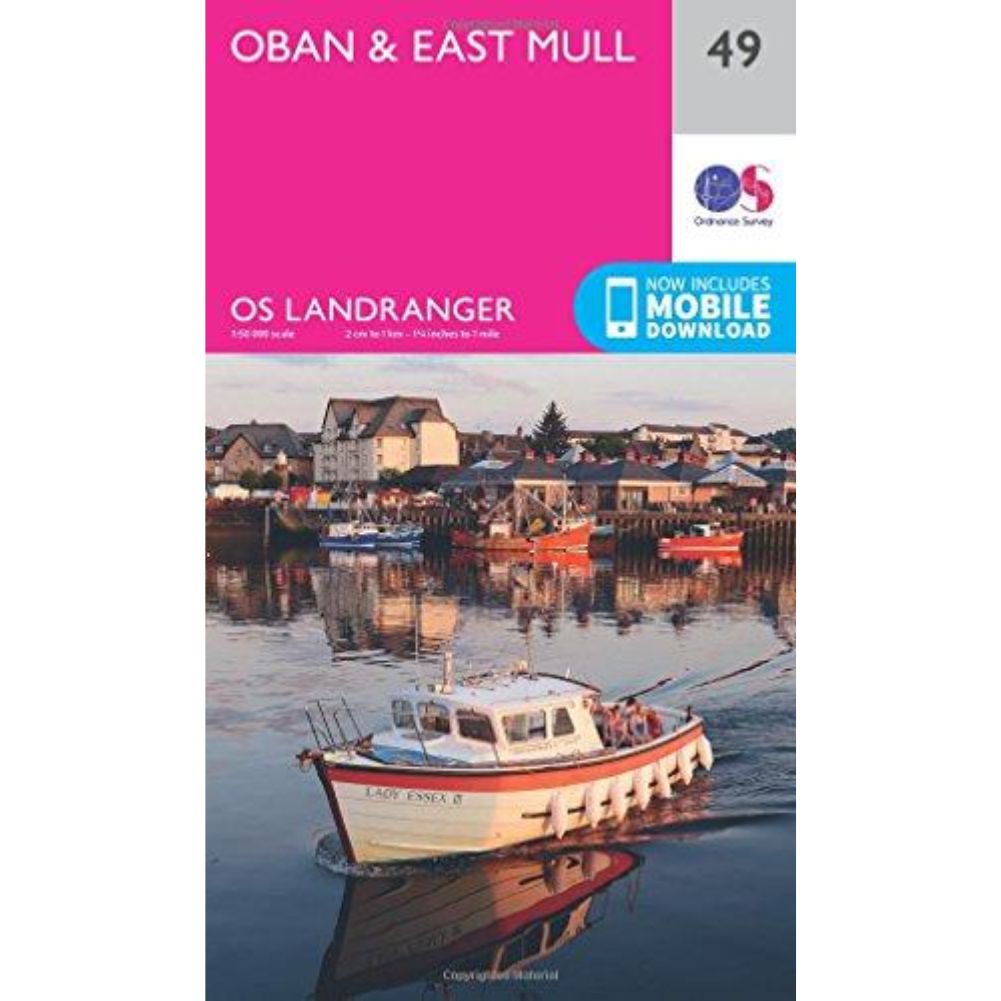 Ordnance Survey Landranger Map 49 – Oban & East Mull